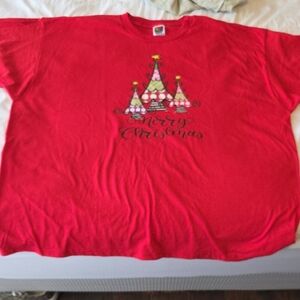 Fruit of the Loom Red Christmas Tee